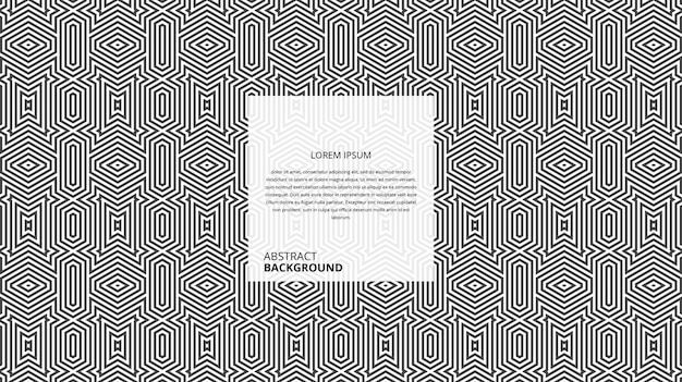 abstrakt geometrisk hexagonala former mönster