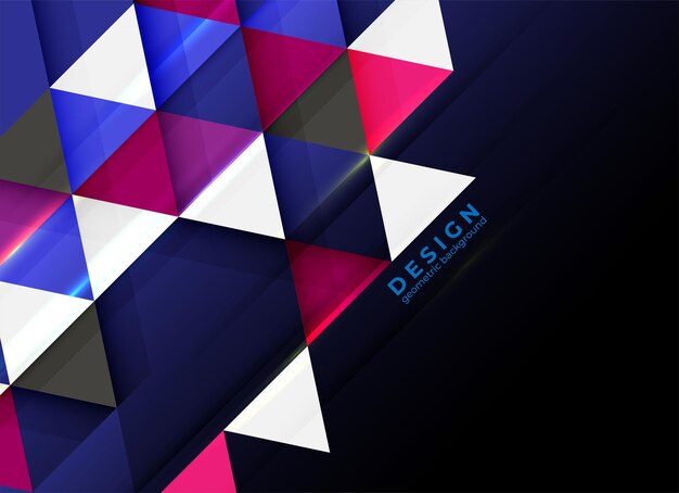 Abstrakt geometrisk komposition danner en moderne baggrund
