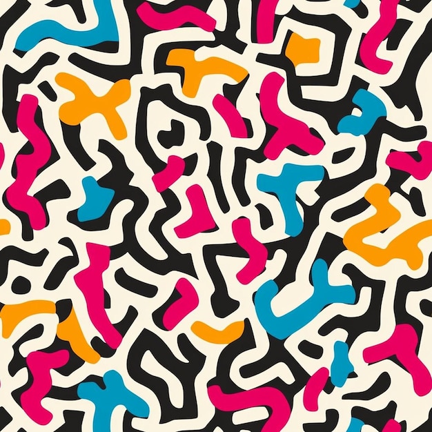 Abstrakt geometrisk mønster