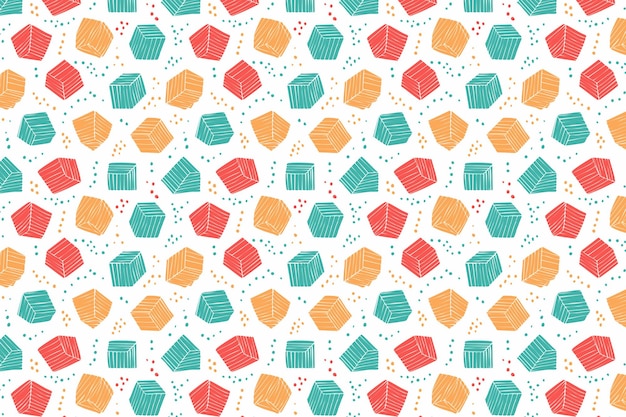 Abstrakt geometrisk mønsterdesign baggrund