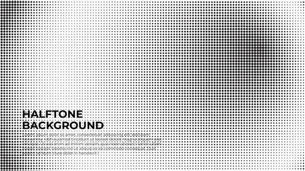 Abstrakt grunge-halvtone vektorbannerdesign baggrund