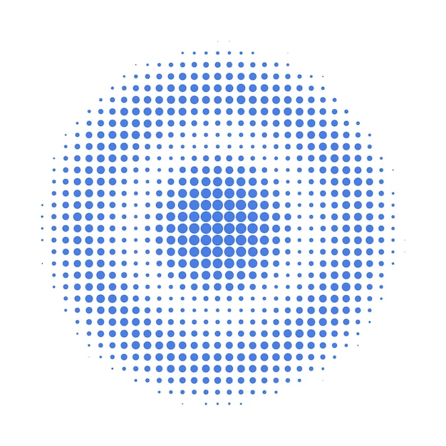 Abstrakt grunge-halvtonscirklar texturerad bakgrundsdesign