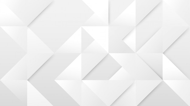 Abstrakt Hvid og Grå Moderne Geometrisk