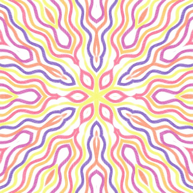 Abstrakt kalejdoskopbakgrund Vackert kalejdoskop sömlöst mönster Flerfärgad mosaiktextur Sömlös kalejdoskoptextur Unik kalejdoskopdesign