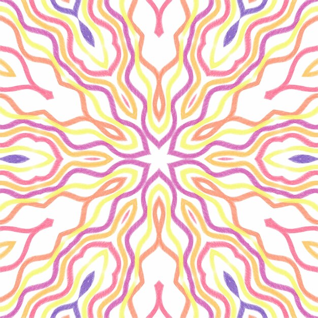 Abstrakt kalejdoskopbakgrund Vackert kalejdoskop sömlöst mönster Flerfärgad mosaiktextur Sömlös kalejdoskoptextur Unik kalejdoskopdesign