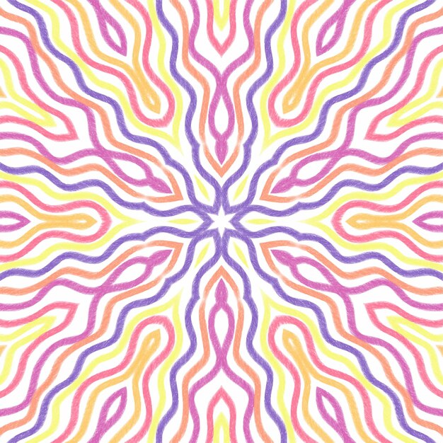 Abstrakt kalejdoskopbakgrund Vackert kalejdoskop sömlöst mönster Flerfärgad mosaiktextur Sömlös kalejdoskoptextur Unik kalejdoskopdesign