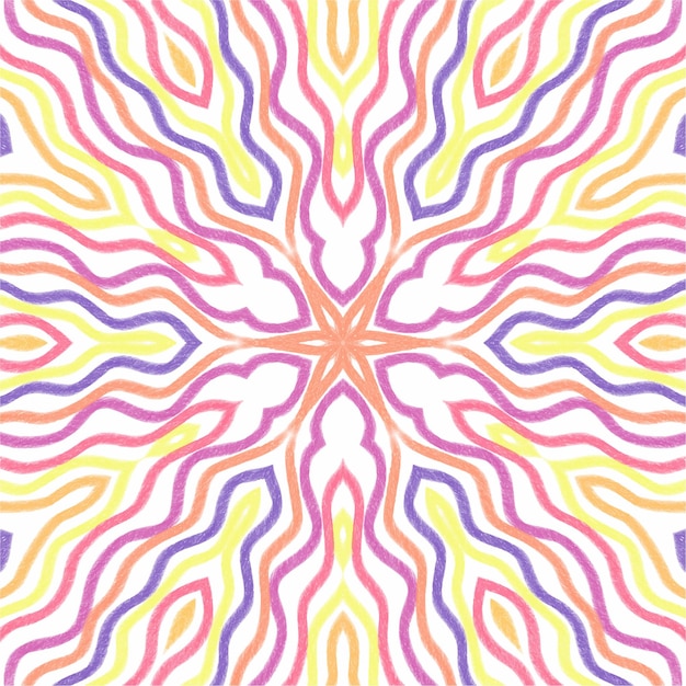 Abstrakt kalejdoskopbakgrund Vackert kalejdoskop sömlöst mönster Flerfärgad mosaiktextur Sömlös kalejdoskoptextur Unik kalejdoskopdesign
