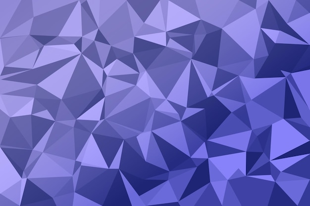 Abstrakt krystalstrukturformet baggrund i blå polygonal stil