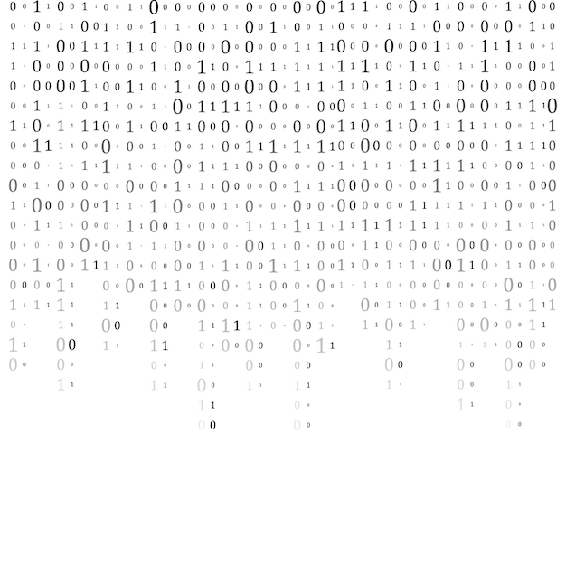 Abstrakt Matrix Baggrund Binær Computerkode Kodning Hacker koncept Vektor Baggrundsillustration