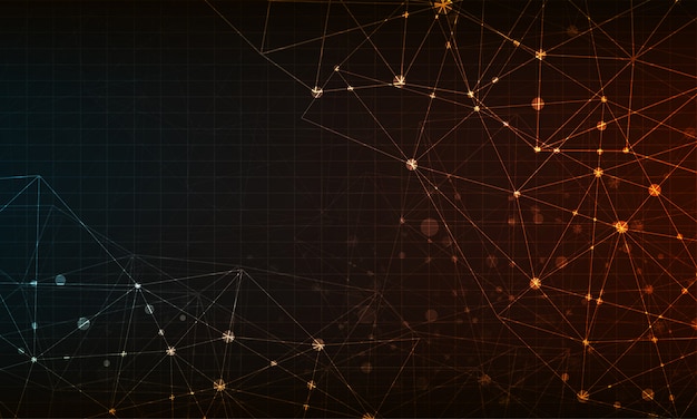 Abstrakt mesh baggrund med cirkel
