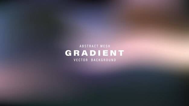 Abstrakt Mesh Gradient Vektor Baggrund Design Skabelon Sløret