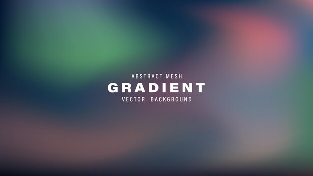 Abstrakt Mesh Gradient Vektor Baggrund Design Skabelon Sløret