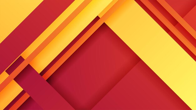 Abstrakt minimal röd och orange bakgrund med geometriskt kreativt och minimalt lutning koncept Trendig fräsch färg för presentationsdesign flyer social media cover webb banner tech banner