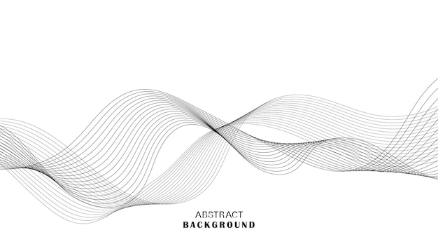 Abstrakt modern vektorbakgrund, böjd vektorillustration