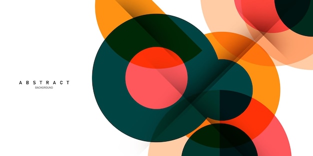 Abstrakt, moderne geometrisk design med gradientfarve – vektorillustration