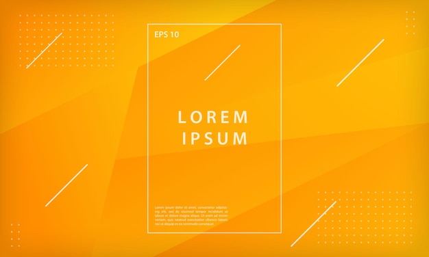 Abstrakt moderne minimal orange og gul gradient geometrisk form baggrund