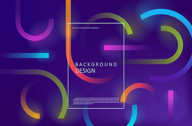 Abstrakt neon baggrund