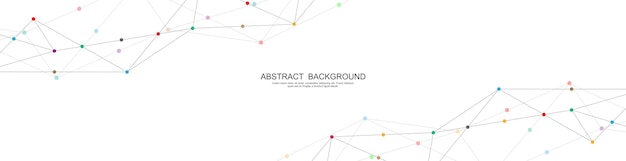 Abstrakt polygonal bakgrund