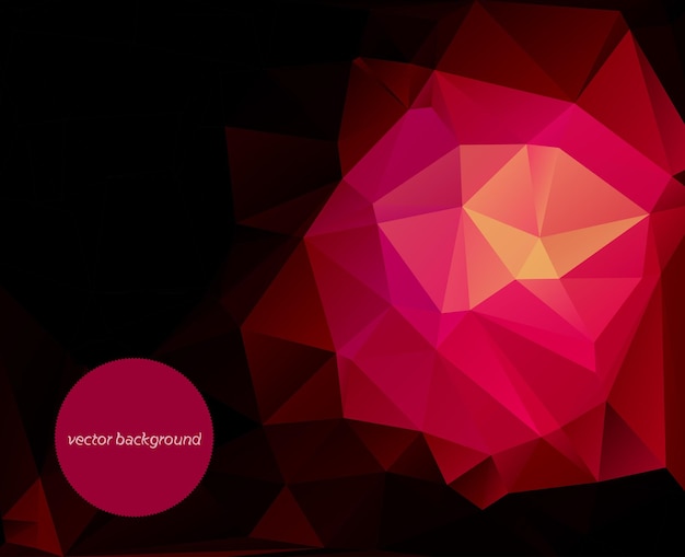 Abstrakt polygonalt baggrund