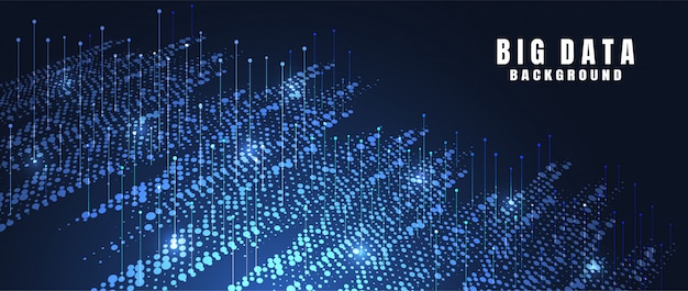 Abstrakt teknikbakgrund med Big data. Internetanslutning