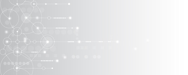 Abstrakt teknologi baggrund Illustration Hitech kommunikationskoncept innovations baggrund