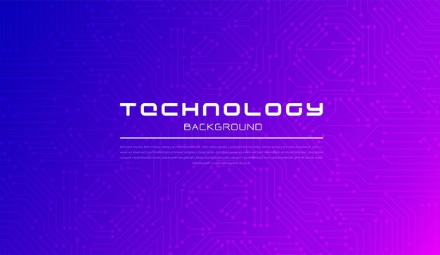 Abstrakt teknologi geometriskt och anslutningssystem rosa och blå bakgrundskoncept med digital