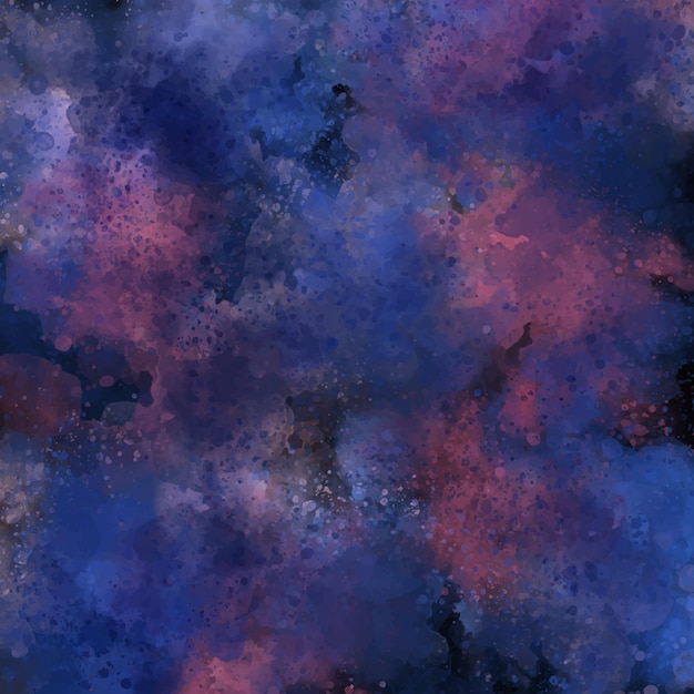 Abstrakt texturerad bakgrund med vattenfärgseffekt och stänkta droppar på svart Dynamisk djup och rik bakgrund Spårning
