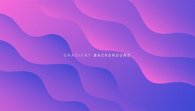 Abstrakt vågig gradientbakgrund