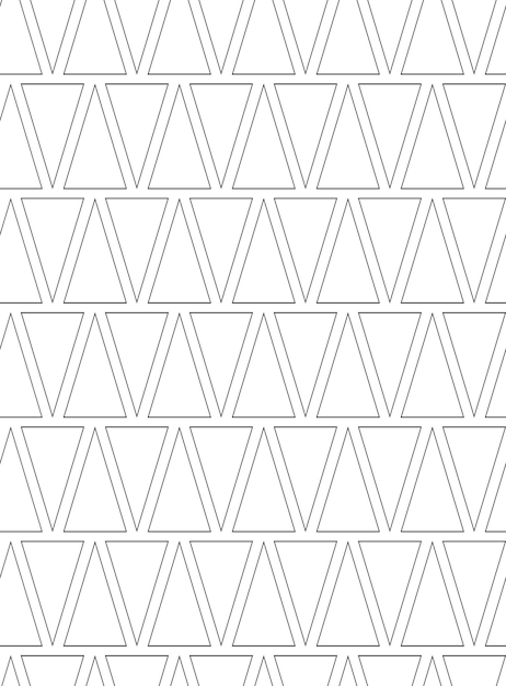 Abstrakt vektor geometriskt sömlöst mönster med trianglar Monokrom bakgrund Omslagspapper Tryck för inredning och tyg Barnfärgad bakgrund