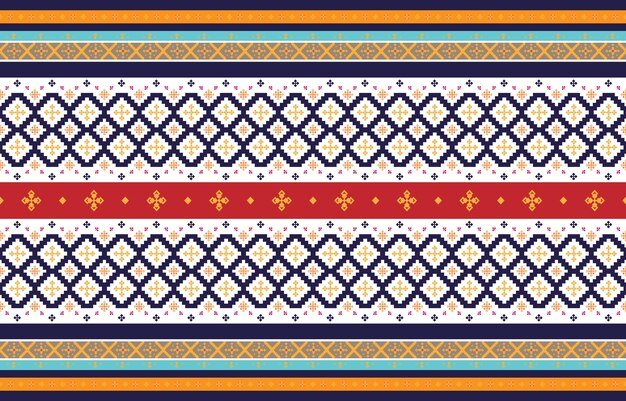 Abstrakta geometriska och stam-mönster, Användningsdesign lokala tygmönster, geometrisk vektor.