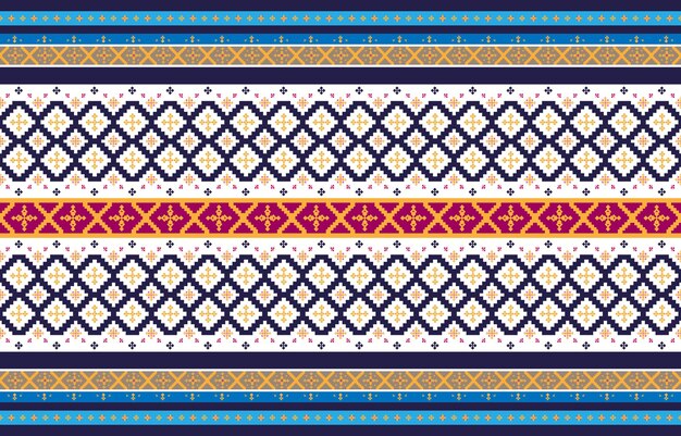 Abstrakta geometriska och stam-mönster, Användningsdesign lokala tygmönster, geometrisk vektor.