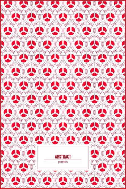 abtract pattern of triangle and hexagon shape combination