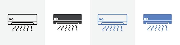 ac icon vector set use for web