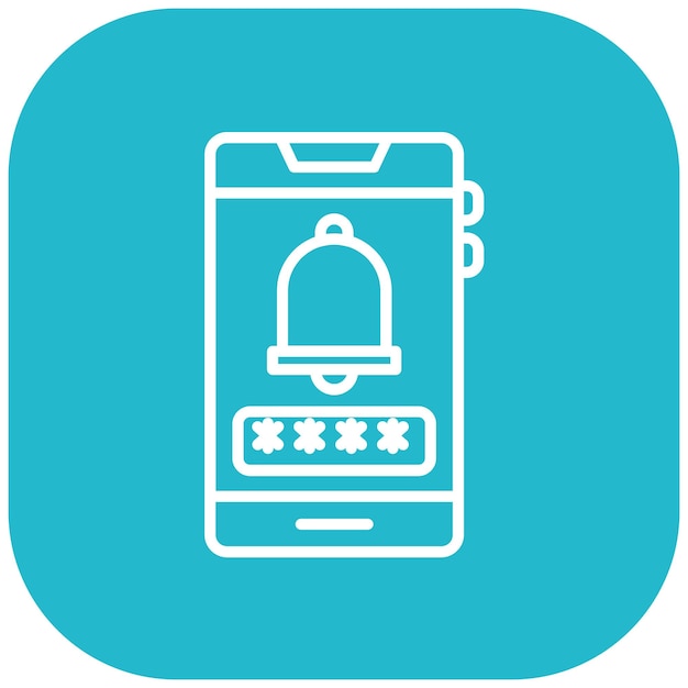Access Alarms Vector Illustration Style