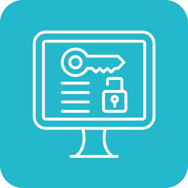 Access Device icon vector image Can be used for Security