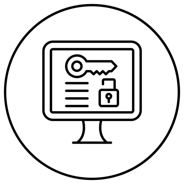 Access Device icon vector image Can be used for Security