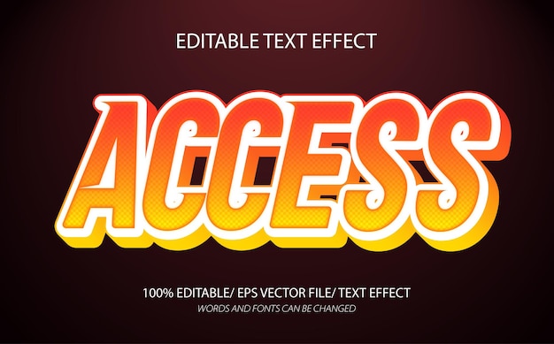 access editable text effect and editable text style