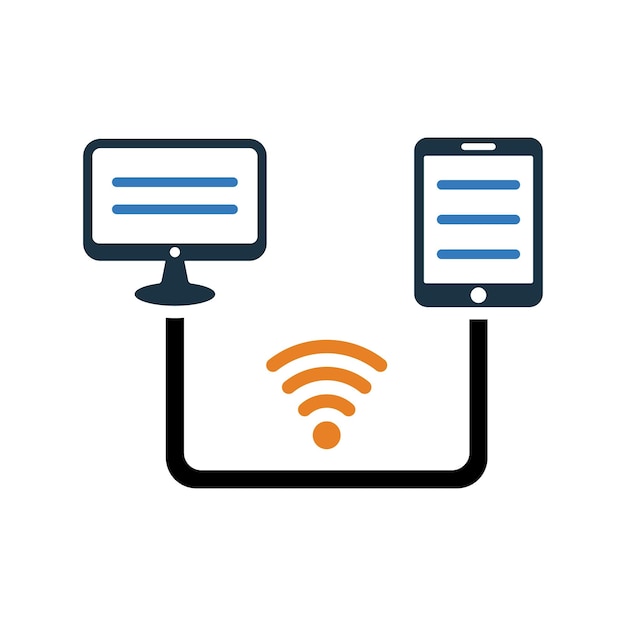 Access network provisioning icon Simple editable vector illustration