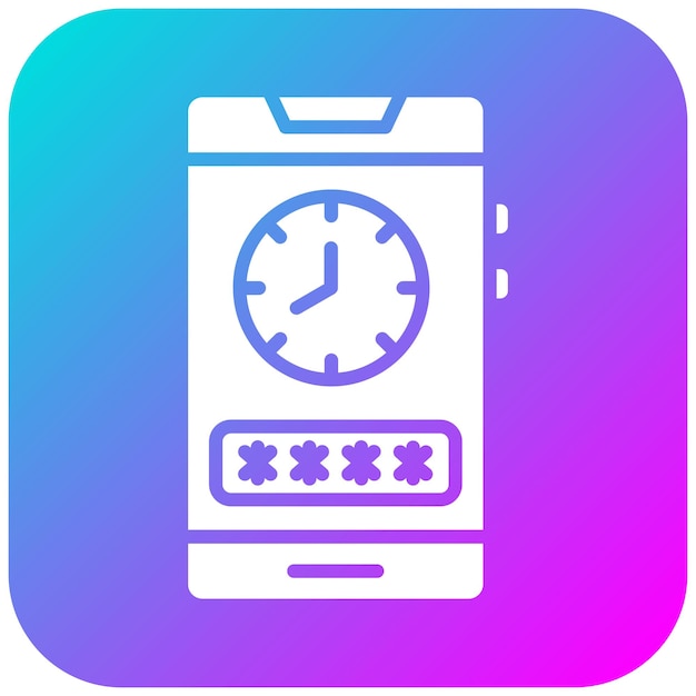 access time vector icon can be used for mobile ui ux iconset