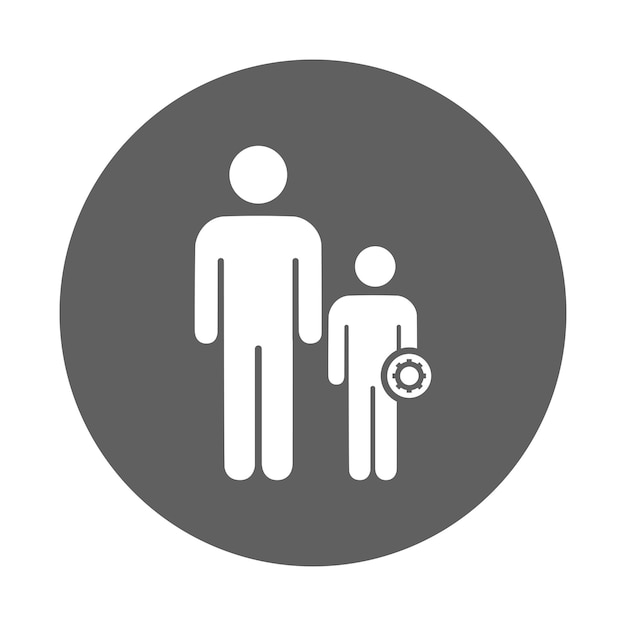 Accessory ancillary icon Gray vector graphics