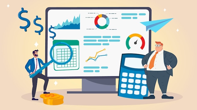 Accounting and finance expert calculate budget profit and loss produce report graph from data