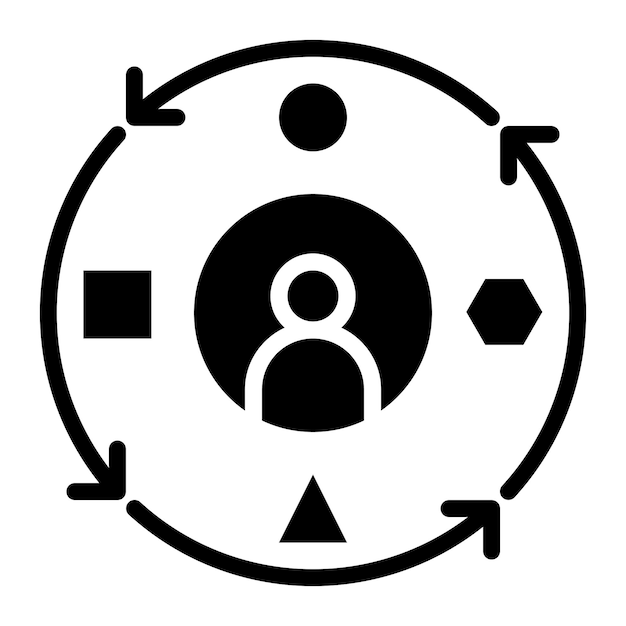 Adaptability icon vector image Can be used for Core Values