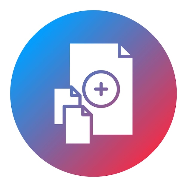 add file icon vector image can be used for documents and files