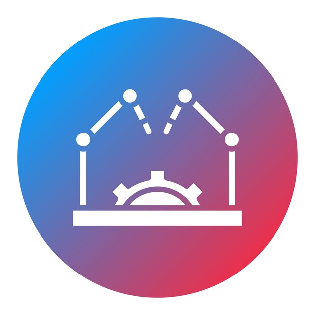 Advanced Robotics icon vector image Can be used for Industry