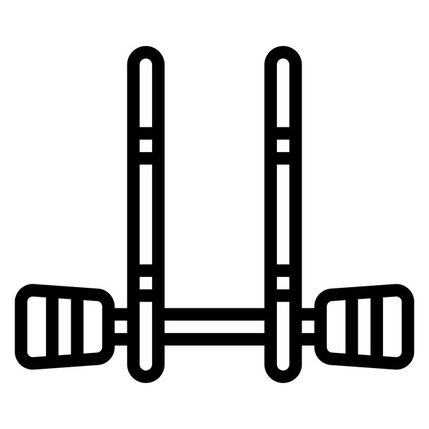 Aerobar icon vector image Can be used for Sport Equipment