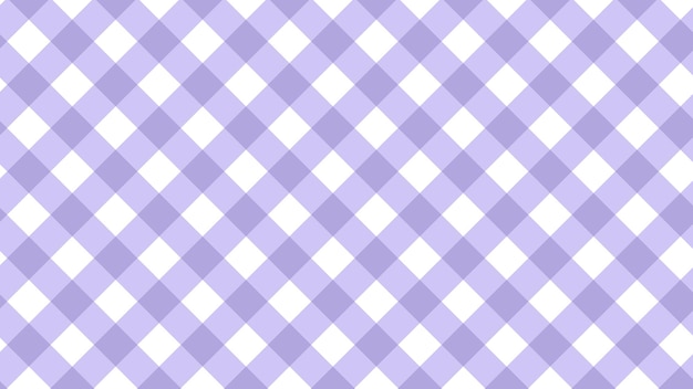 Aesthetic cute purple gingham check checkers plaid checkerboard seamless pattern background illustration perfect for wallpaper backdrop postcard background banner
