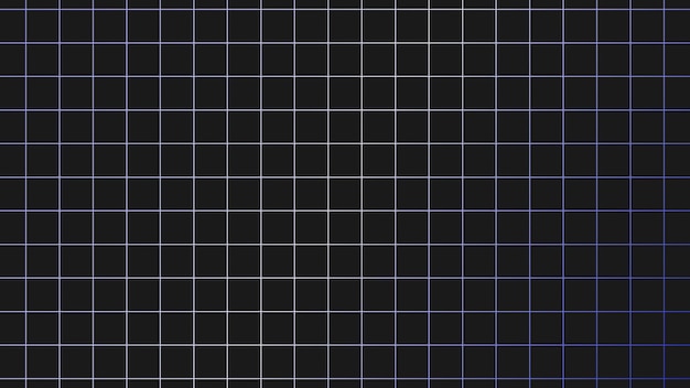 Aesthetic minimal black grid pattern background