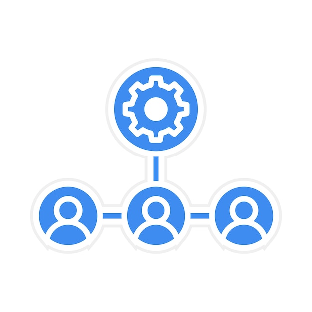 affiliate management icon vector image can be used for marketing technology