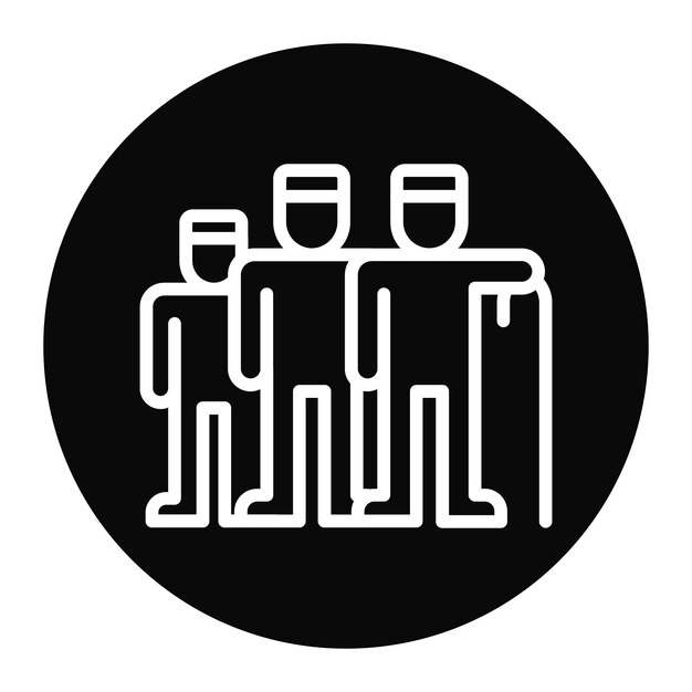 Age Segregation icon vector image Can be used for Generation Gap