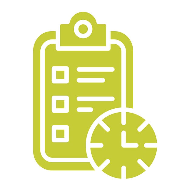 Agenda Vector Icon Design Illustration